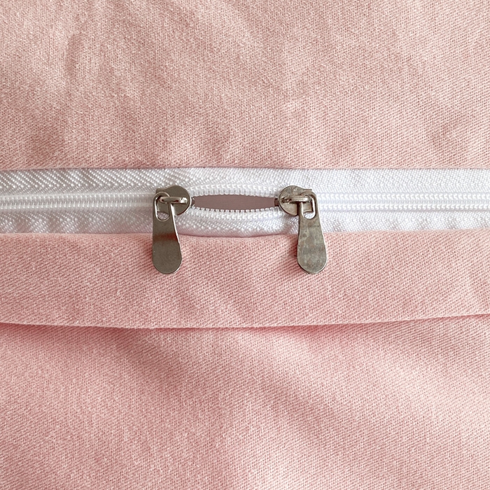 91家纺网 家纺一手货源 找家纺 桃园 新款纯棉全棉长绒棉磨毛不掉毛四件套高端礼盒-赫尔系列 轻奢粉