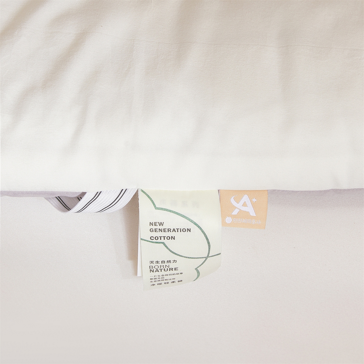 91家纺网 家纺一手货源 找家纺 魅图家纺 2025新款A类云朵棉双拼棉花软床垫 好眠-白拼灰