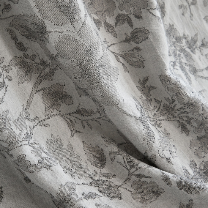 91家纺网 家纺一手货源 找家纺 大彩家居 2025新款棉麻流苏毯 繁花