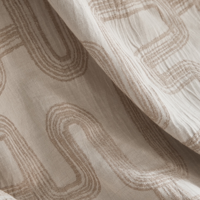 91家纺网 家纺一手货源 找家纺 大彩家居 2025新款棉麻流苏毯 ‌摩登几何