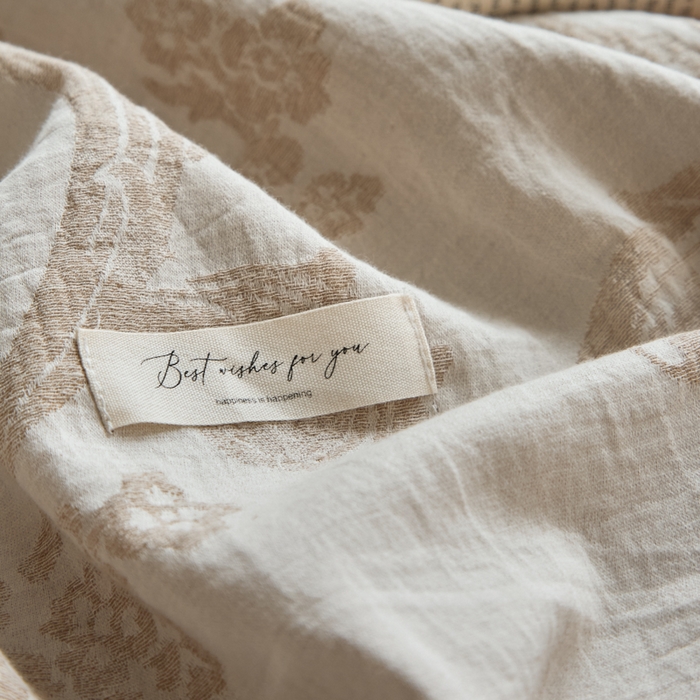 91家纺网 家纺一手货源 找家纺 大彩家居 2025新款棉麻流苏毯 暖雾