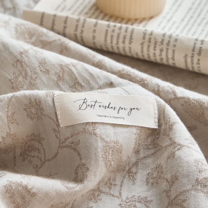 91家纺网 家纺一手货源 找家纺 大彩家居 2025新款棉麻流苏毯 ‌藤蔓