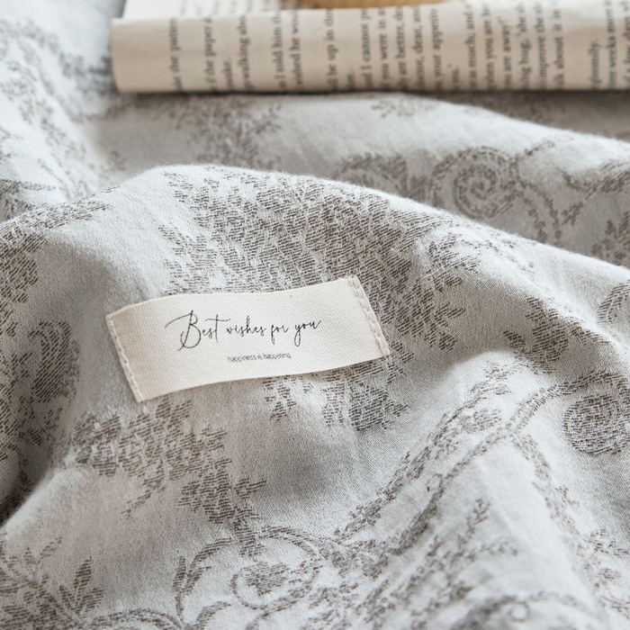 91家纺网 家纺一手货源 找家纺 大彩家居 2025新款棉麻流苏毯 织雾者