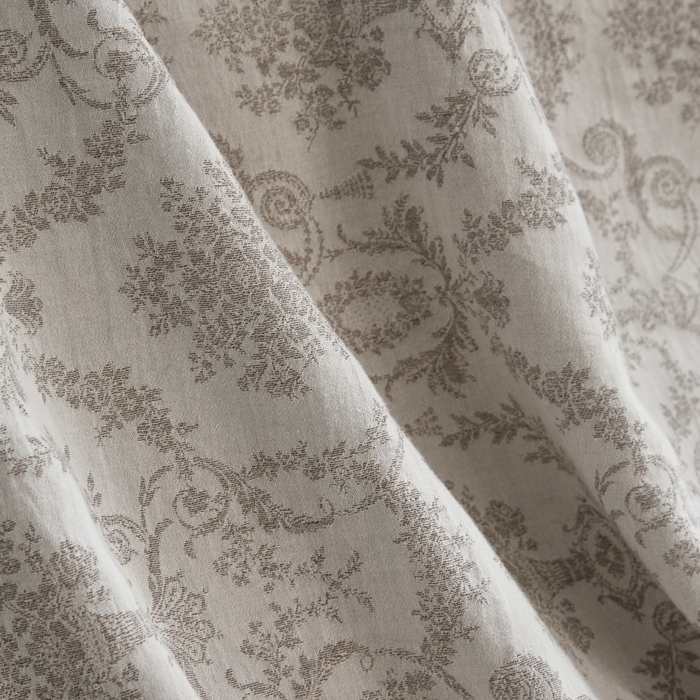 91家纺网 家纺一手货源 找家纺 大彩家居 2025新款棉麻流苏毯 织雾者