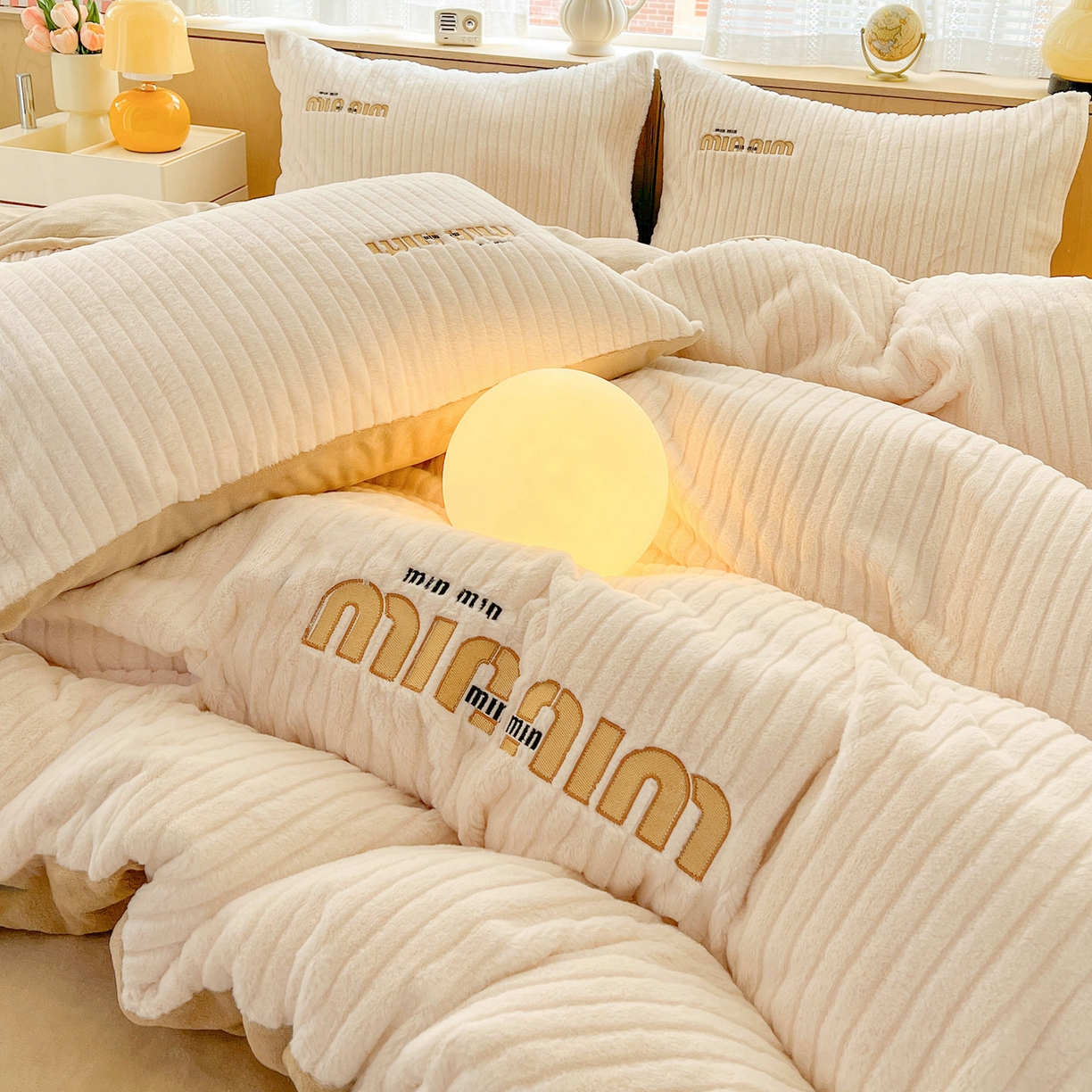 91家纺网 家纺一手货源 找家纺 （总）十方家居 2025新款9斤加厚真兔毛刺绣高克重全消光牛奶绒四件套