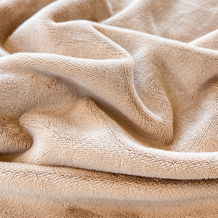 91家纺网 家纺一手货源 找家纺 眠博士 2025新款高克重牛奶绒轻奢大包边毛毯被套 轻奢毛毯-暖咖