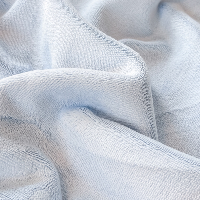 91家纺网 家纺一手货源 找家纺 眠博士 2025新款高克重牛奶绒轻奢大包边毛毯被套 轻奢毛毯-雾霾蓝