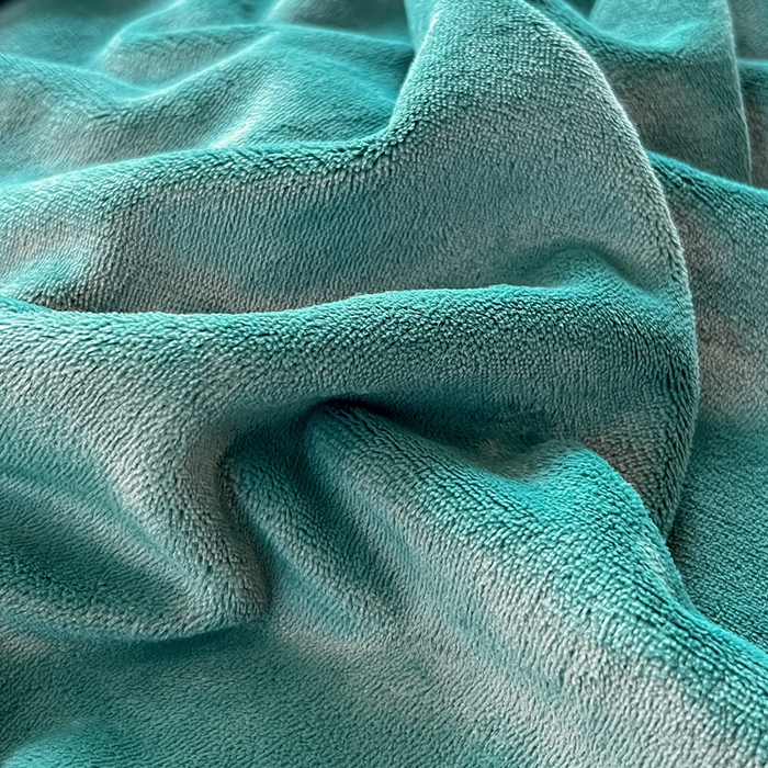 91家纺网 家纺一手货源 找家纺 眠博士 2025新款高克重牛奶绒轻奢大包边毛毯被套 轻奢毛毯-祖母绿