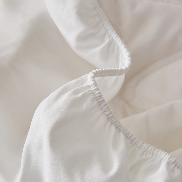 91家纺网 家纺一手货源 找家纺 （总）盛眠家纺 2025新款水洗棉夹棉床笠-云汐