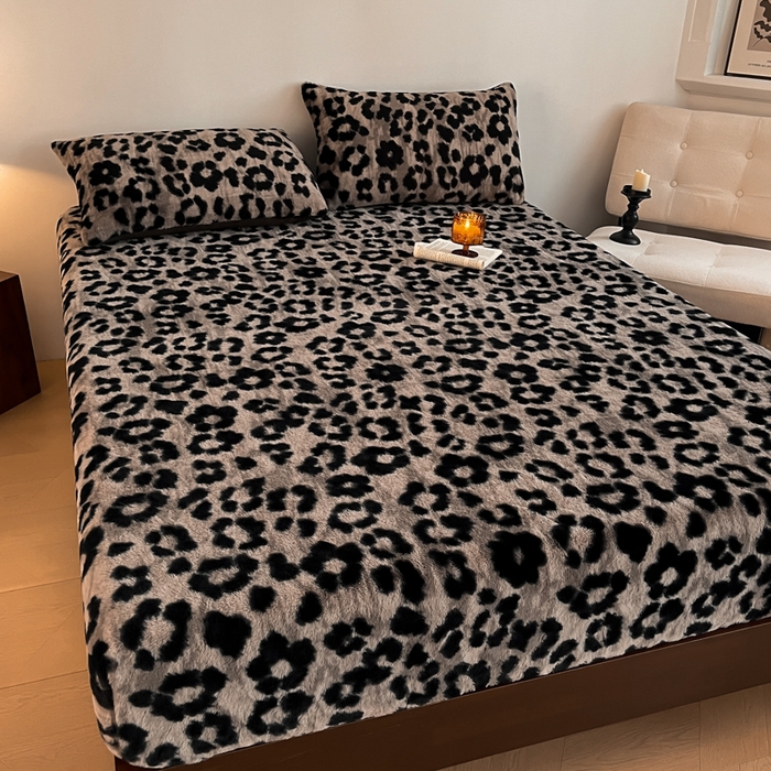 91家纺网 家纺一手货源 找家纺 （总）子曰 2025新款加厚美拉德兔绒床笠