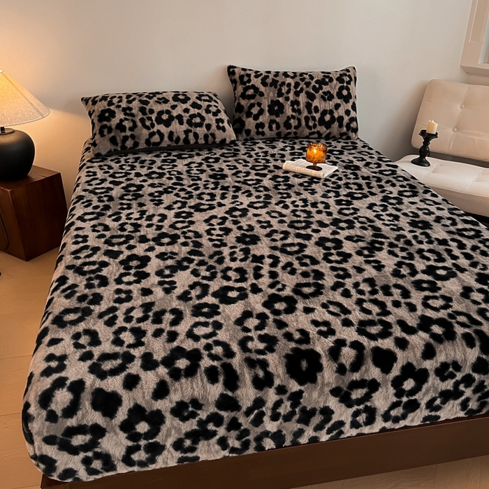 91家纺网 家纺一手货源 找家纺 （总）子曰 2025新款加厚美拉德兔绒床笠