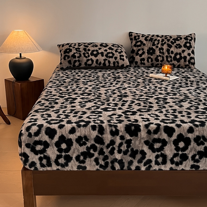 91家纺网 家纺一手货源 找家纺 （总）子曰 2025新款加厚美拉德兔绒床笠