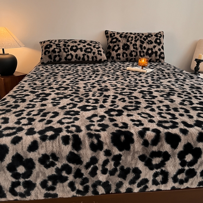 91家纺网 家纺一手货源 找家纺 （总）子曰 2025新款加厚美拉德兔绒床笠