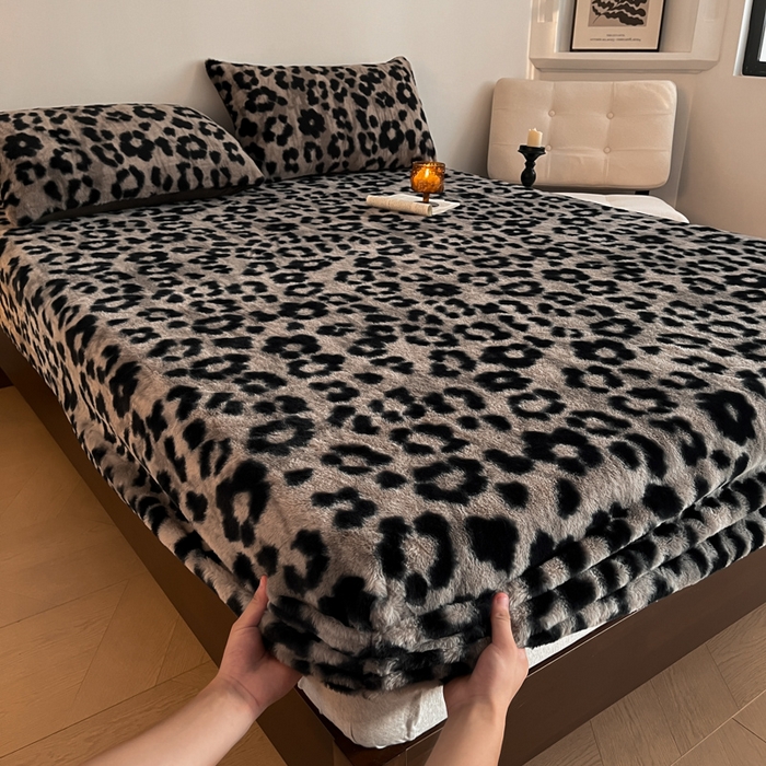 91家纺网 家纺一手货源 找家纺 （总）子曰 2025新款加厚美拉德兔绒床笠