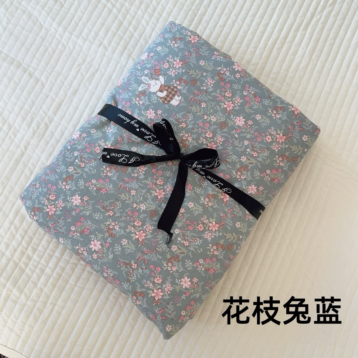 91家纺网 家纺一手货源 找家纺 （总）兜米家居 2025新款古法水洗棉印花小清新四件套