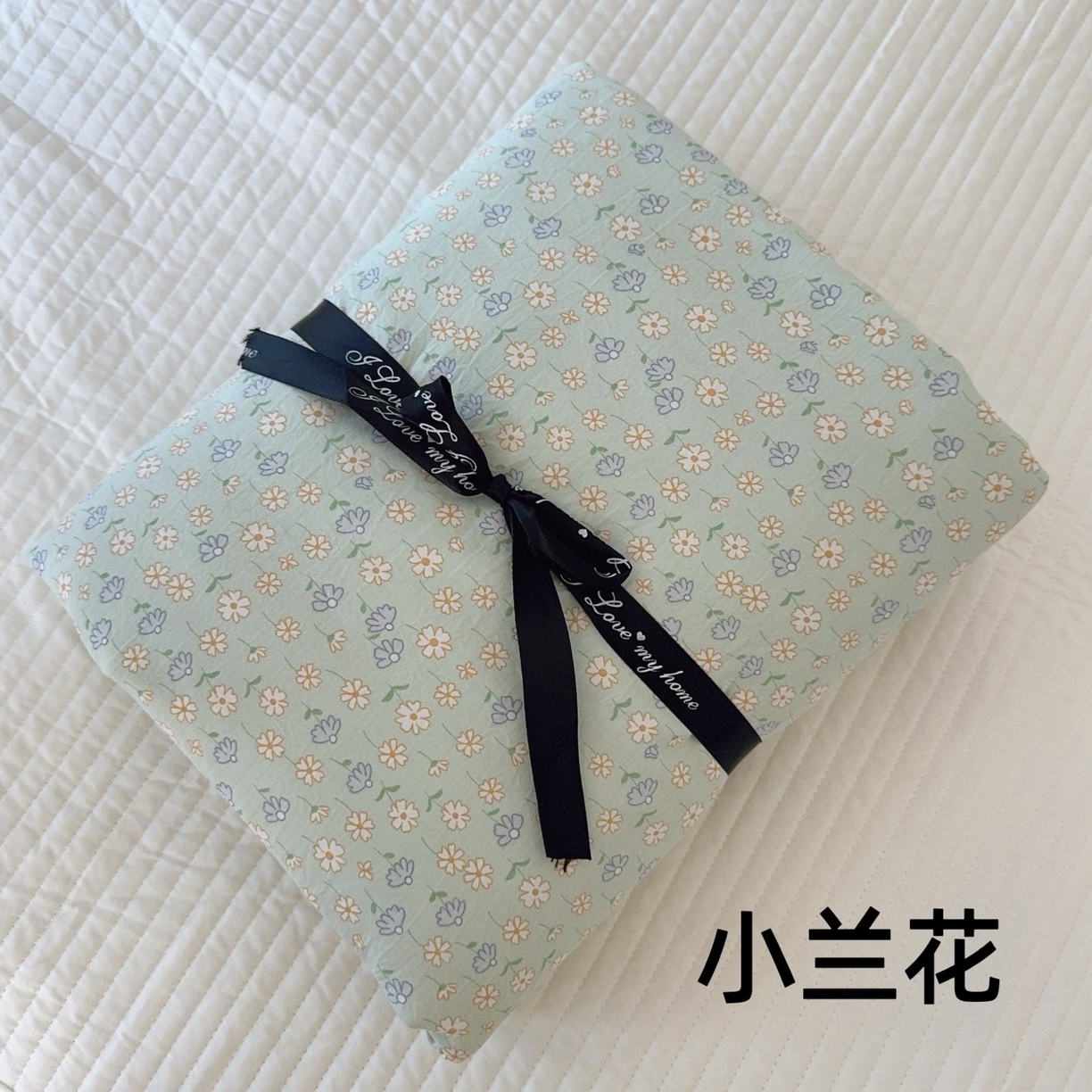 91家纺网 家纺一手货源 找家纺 （总）兜米家居 2025新款古法水洗棉印花小清新四件套