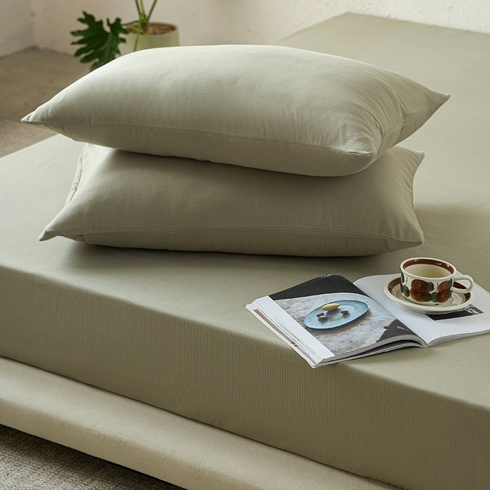 91家纺网 家纺一手货源 找家纺 千朵森 2025新款全棉纯棉提花磨毛床笠单品床笠单件单床笠 线语—海沫绿