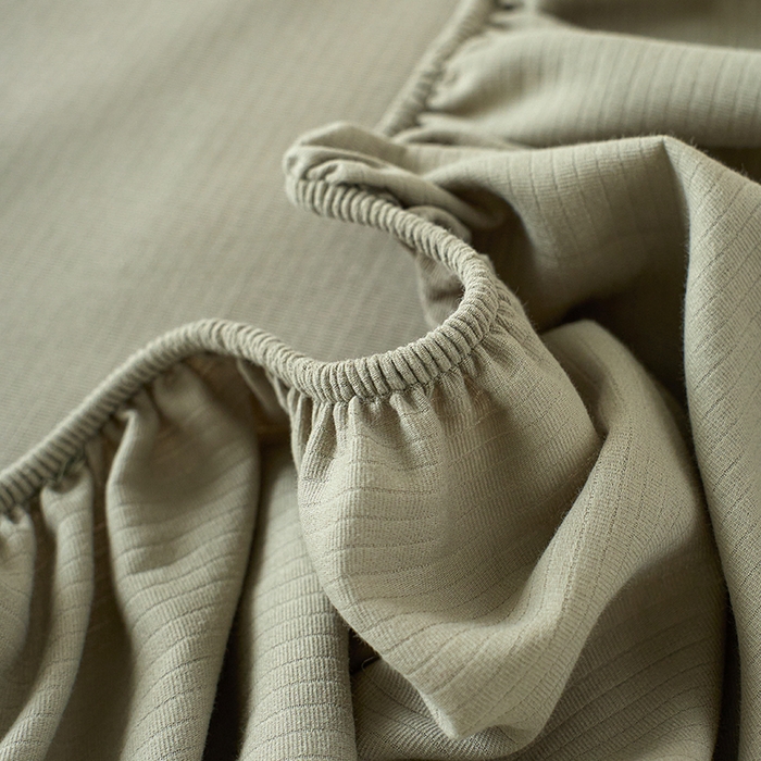 91家纺网 家纺一手货源 找家纺 千朵森 2025新款全棉纯棉提花磨毛床笠单品床笠单件单床笠 线语—海沫绿