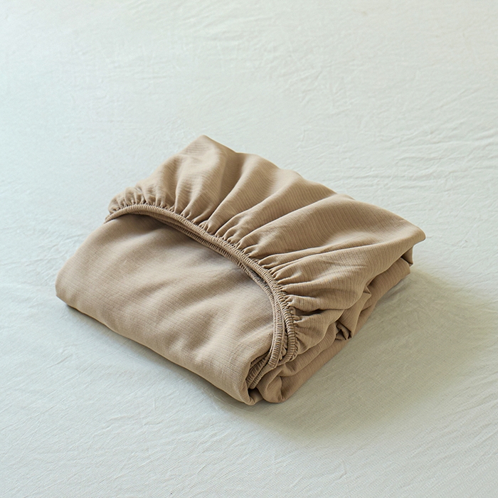 91家纺网 家纺一手货源 找家纺 千朵森 2025新款全棉纯棉提花磨毛床笠单品床笠单件单床笠 线语—奶茶杏