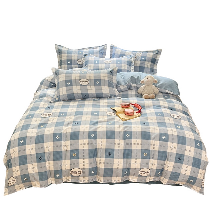 91家纺网 家纺一手货源 找家纺 好亿来家纺 2025新款植物羊绒加厚斜纹磨毛四件套及单被套系列 巴比伦