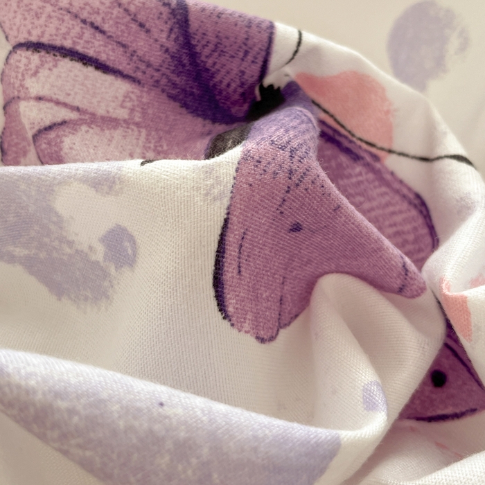 91家纺网 家纺一手货源 找家纺 好亿来家纺 2025新款植物羊绒加厚斜纹磨毛四件套及单被套系列 蝶舞