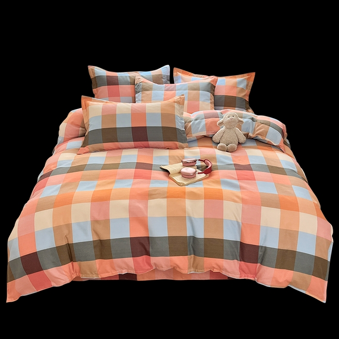 91家纺网 家纺一手货源 找家纺 好亿来家纺 2025新款植物羊绒加厚斜纹磨毛四件套及单被套系列 光年