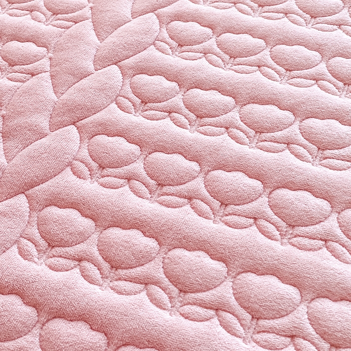 91家纺网 家纺一手货源 找家纺 摩妮卡 2025新款牛奶绒夹棉床笠三件套保护床垫 冰霉粉