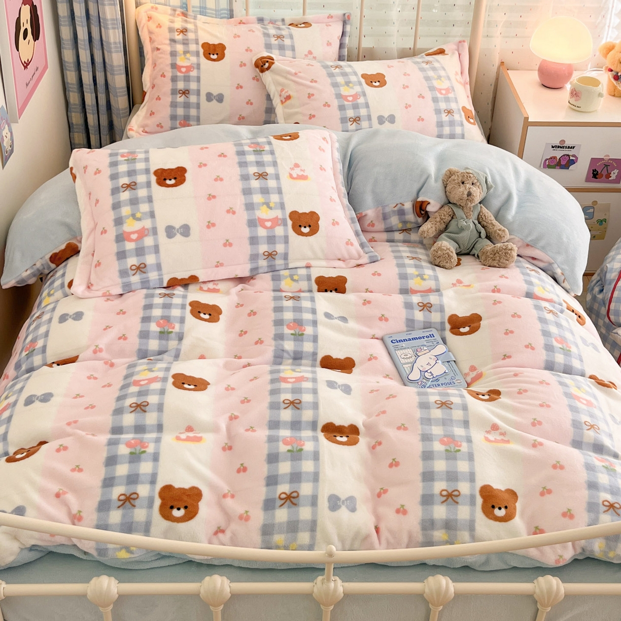 91家纺网 家纺一手货源 找家纺 （总）川悦生活 2025新款加厚牛奶绒印花四件套