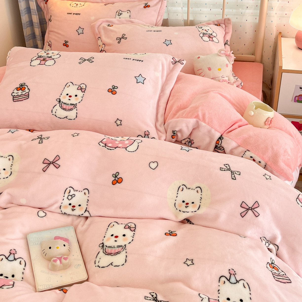 91家纺网 家纺一手货源 找家纺 （总）川悦生活 2025新款加厚牛奶绒印花四件套