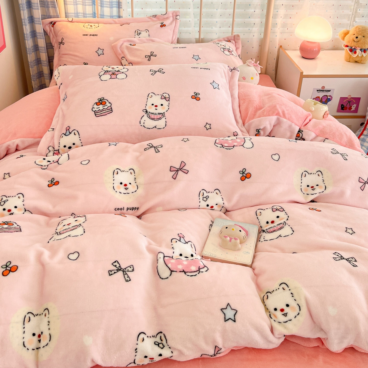 91家纺网 家纺一手货源 找家纺 （总）川悦生活 2025新款加厚牛奶绒印花四件套