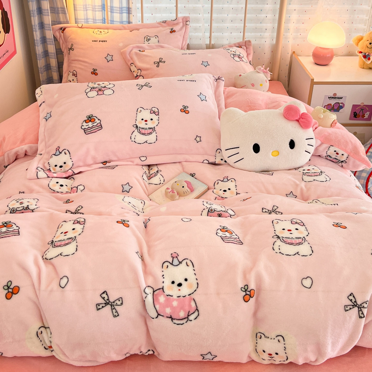 91家纺网 家纺一手货源 找家纺 （总）川悦生活 2025新款加厚牛奶绒印花四件套