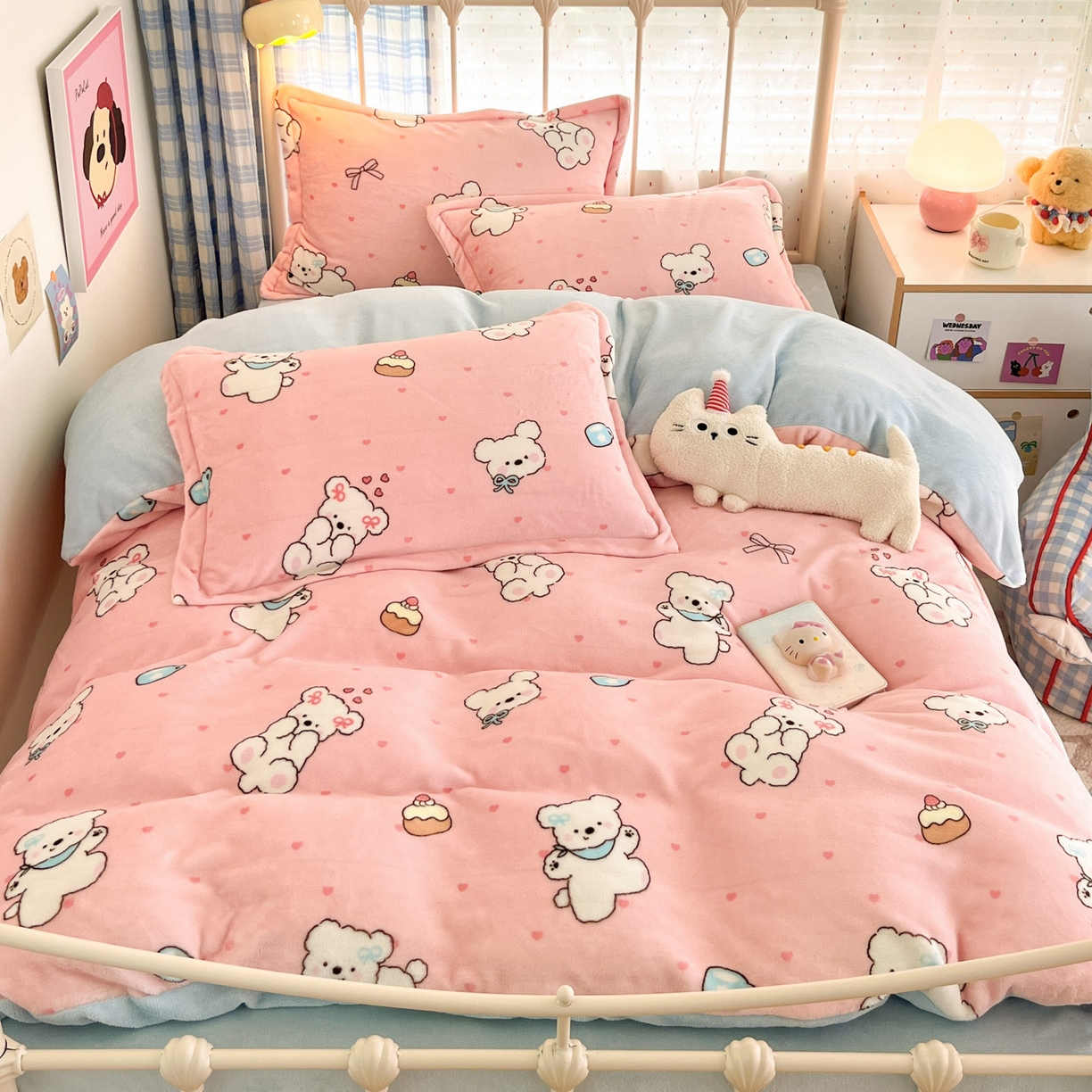 91家纺网 家纺一手货源 找家纺 （总）川悦生活 2025新款加厚牛奶绒印花四件套