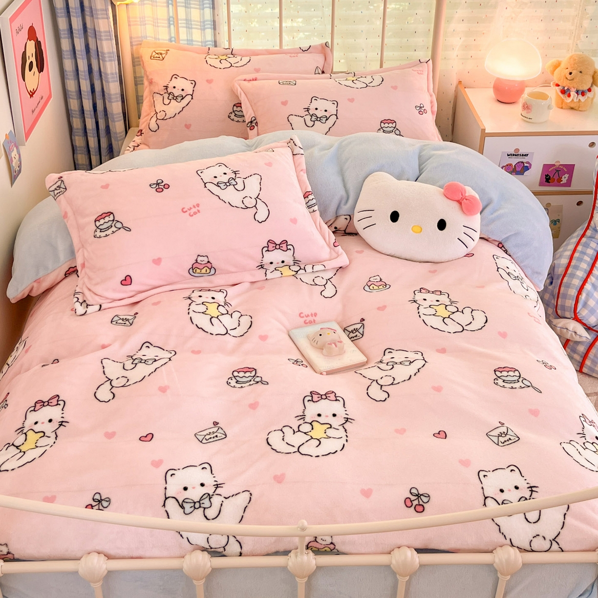 91家纺网 家纺一手货源 找家纺 （总）川悦生活 2025新款加厚牛奶绒印花四件套