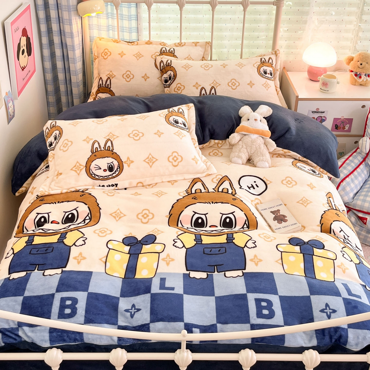 91家纺网 家纺一手货源 找家纺 （总）川悦生活 2025新款加厚牛奶绒印花四件套