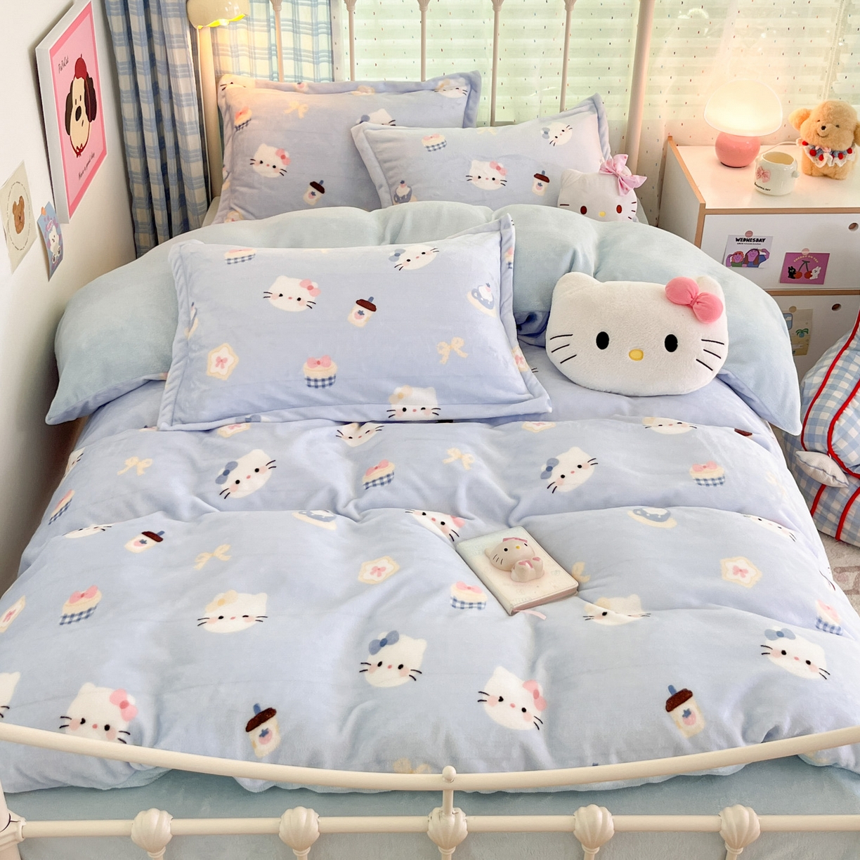 91家纺网 家纺一手货源 找家纺 （总）川悦生活 2025新款加厚牛奶绒印花四件套