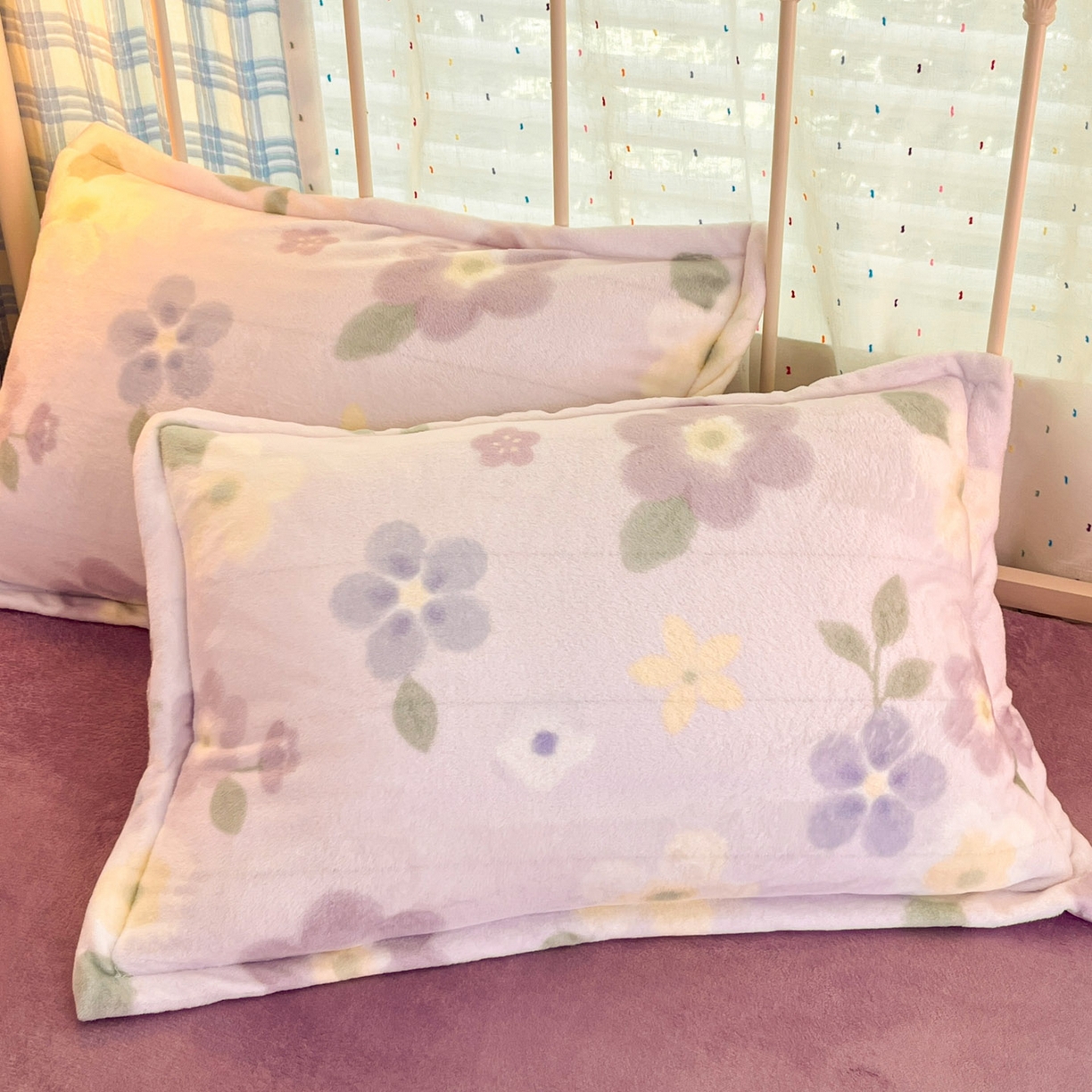 91家纺网 家纺一手货源 找家纺 川悦生活 2025新款加厚牛奶绒印花四件套 莉莉柒缇