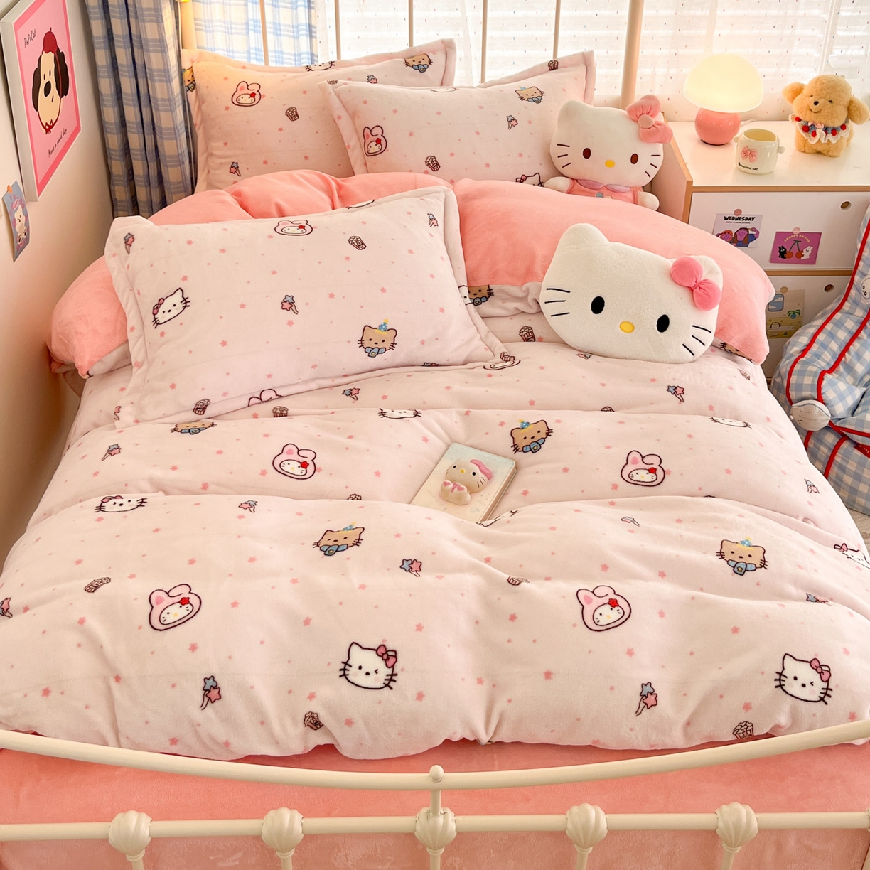 91家纺网 家纺一手货源 找家纺 （总）川悦生活 2025新款加厚牛奶绒印花四件套