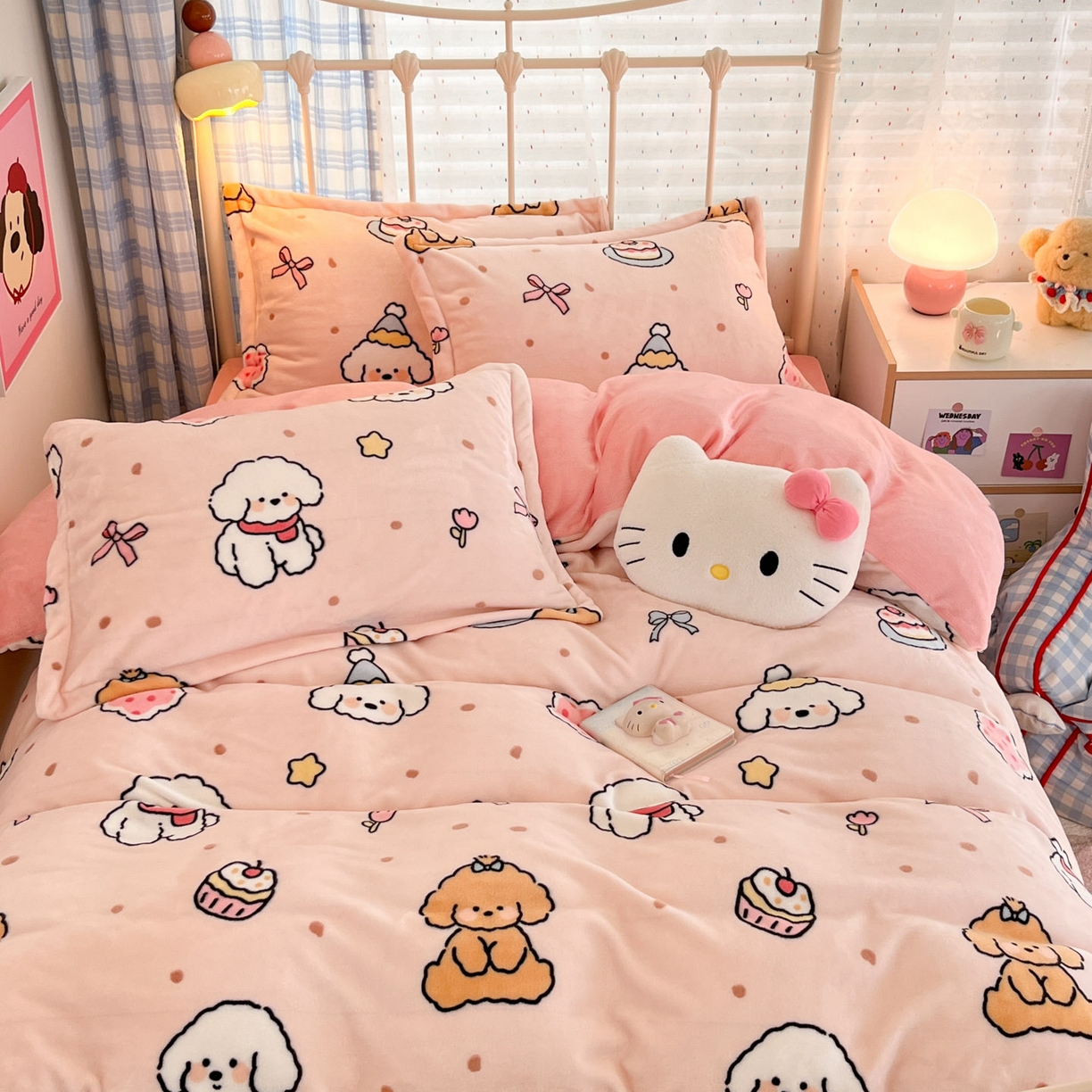 91家纺网 家纺一手货源 找家纺 （总）川悦生活 2025新款加厚牛奶绒印花四件套