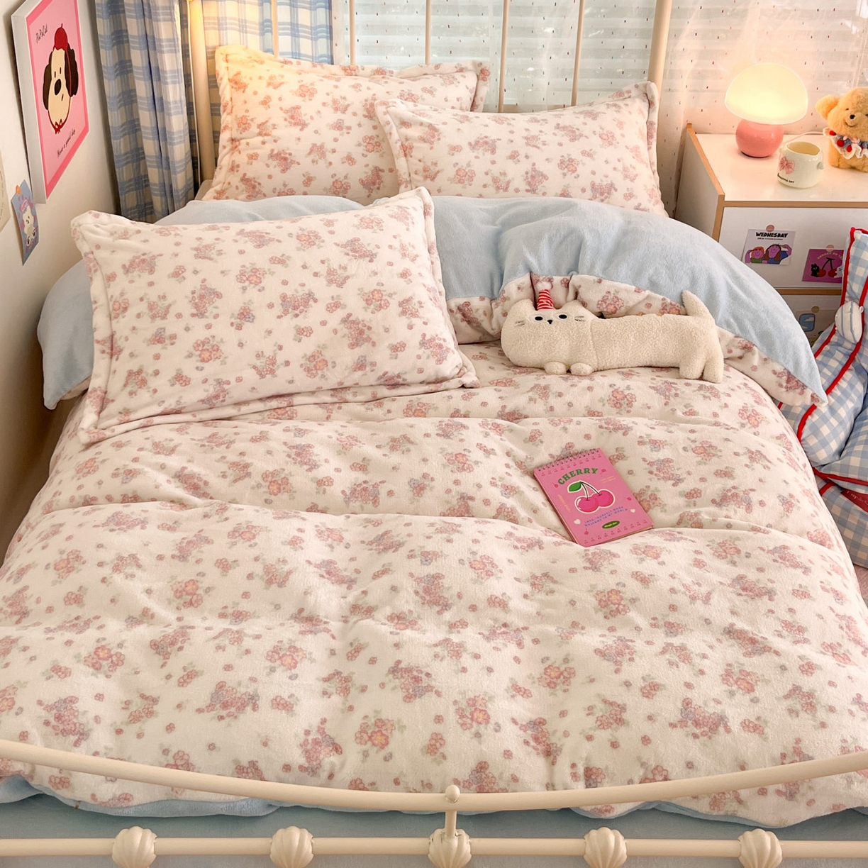 91家纺网 家纺一手货源 找家纺 （总）川悦生活 2025新款加厚牛奶绒印花四件套