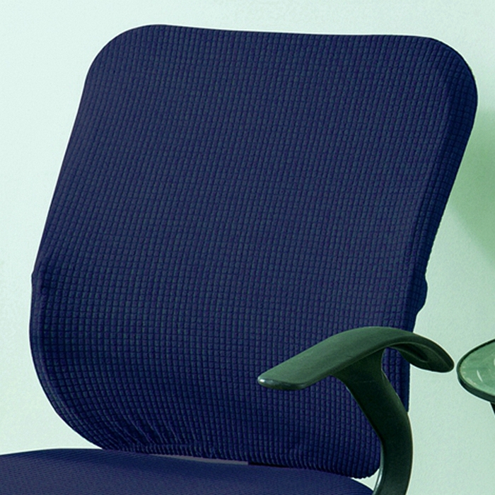 （总）壹零特色家纺 弹力防水华夫格靠背套 纯色靠背套 办公室靠背套