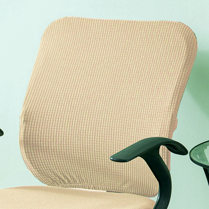91家纺网 家纺一手货源 找家纺 （总）壹零特色家纺 弹力防水华夫格靠背套 纯色靠背套 办公室靠背套