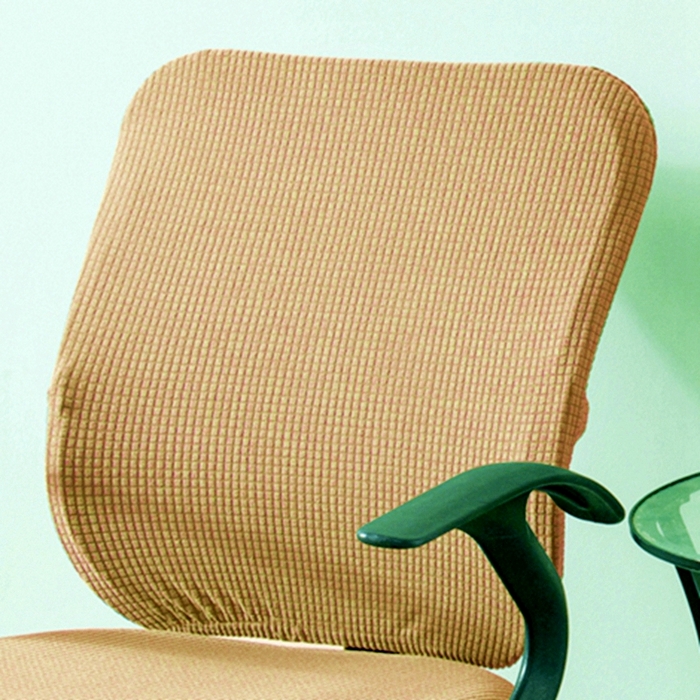 91家纺网 家纺一手货源 找家纺 （总）壹零特色家纺 弹力防水华夫格靠背套 纯色靠背套 办公室靠背套