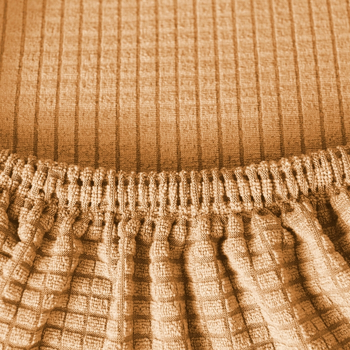 91家纺网 家纺一手货源 找家纺 （总）壹零特色家纺 2025新款弹力防水华夫格培训椅套 纯色带桌板椅子套-标准款