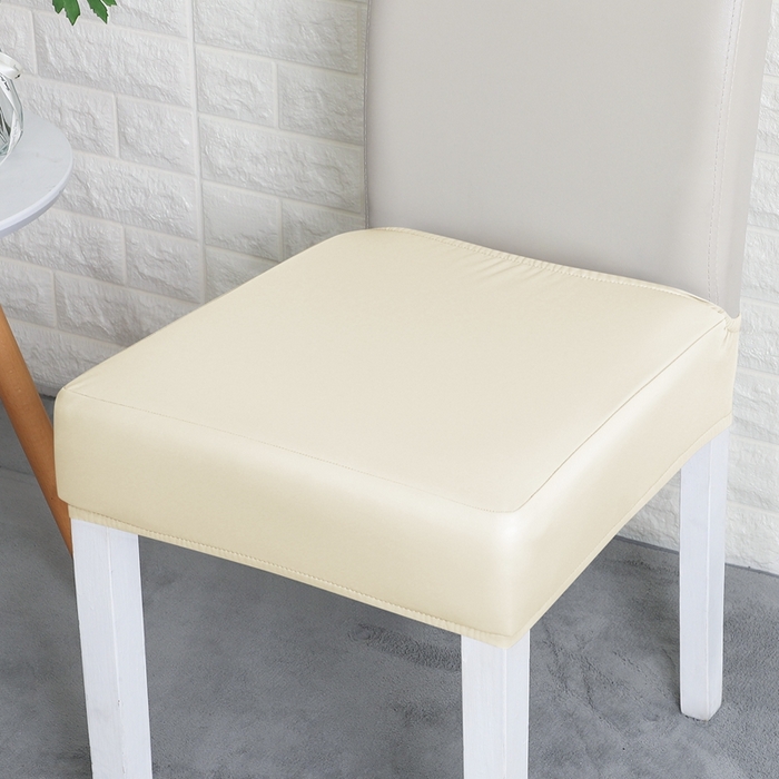 91家纺网 家纺一手货源 找家纺 （总）壹零特色家纺 弹力防水PU半截椅套 家用饭店用人造革纯色椅子套