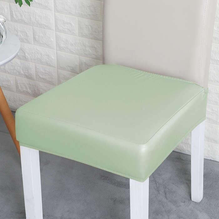 91家纺网 家纺一手货源 找家纺 （总）壹零特色家纺 弹力防水PU半截椅套 家用饭店用人造革纯色椅子套