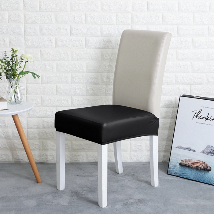 91家纺网 家纺一手货源 找家纺 （总）壹零特色家纺 弹力防水PU半截椅套 家用饭店用人造革纯色椅子套