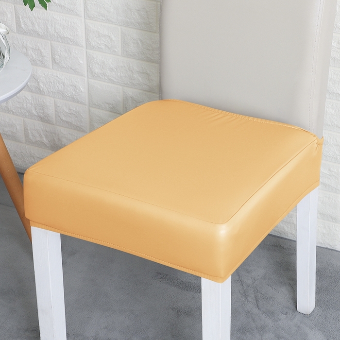 91家纺网 家纺一手货源 找家纺 （总）壹零特色家纺 弹力防水PU半截椅套 家用饭店用人造革纯色椅子套