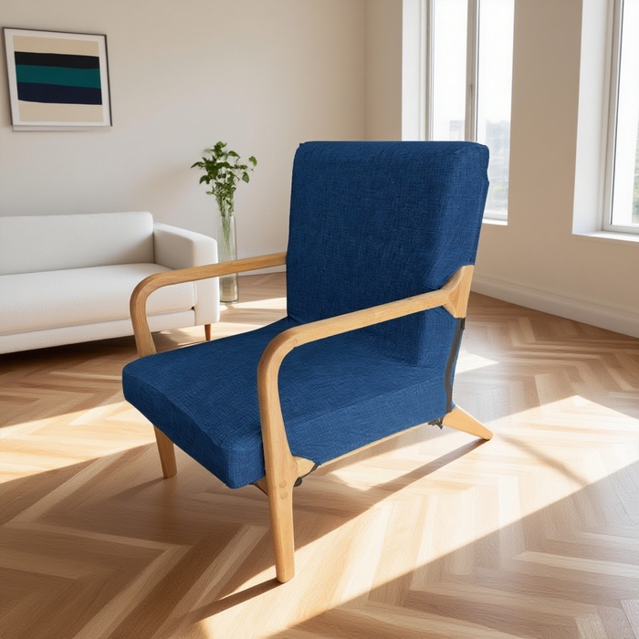 91家纺网 家纺一手货源 找家纺 （总）壹零特色家纺 印花格实木沙发椅套  实木沙发单人椅套