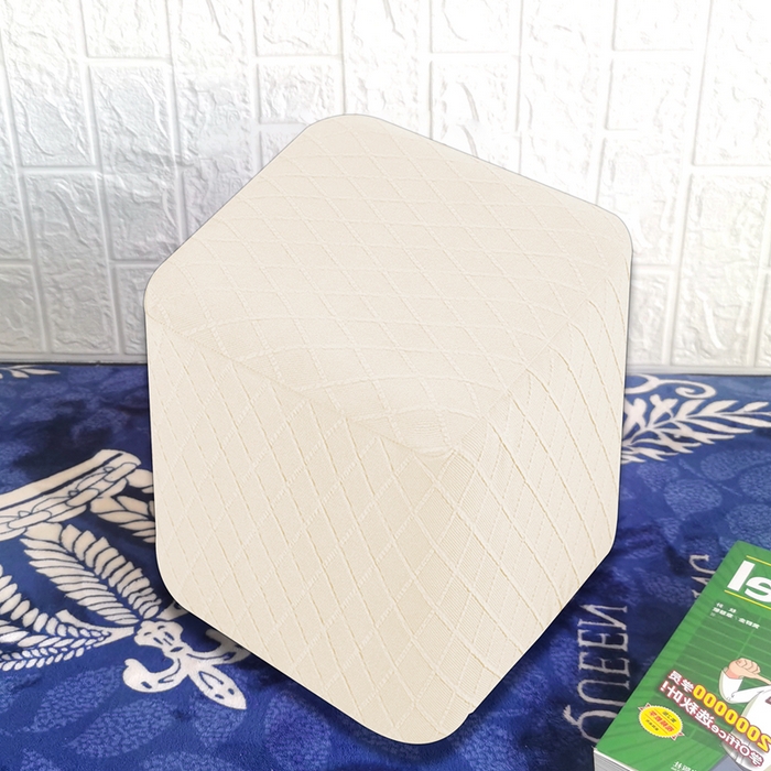 91家纺网 家纺一手货源 找家纺 （总）壹零特色家纺 菱形格提花方凳子套 弹性换鞋凳套 方柱凳子套