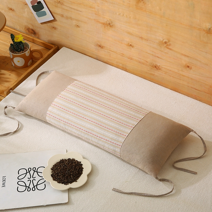 91家纺网 家纺一手货源 找家纺 （总）金牛枕芯 2025新款全棉立体条纹荞麦糖果枕枕头枕芯